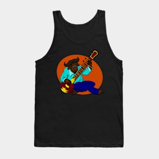 Sitar music is cool. So are water buffalos! Tank Top